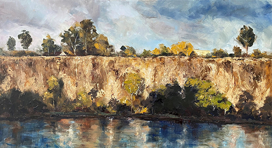 JULES FARRELL . SUNSET ON KANGAROO POINT
