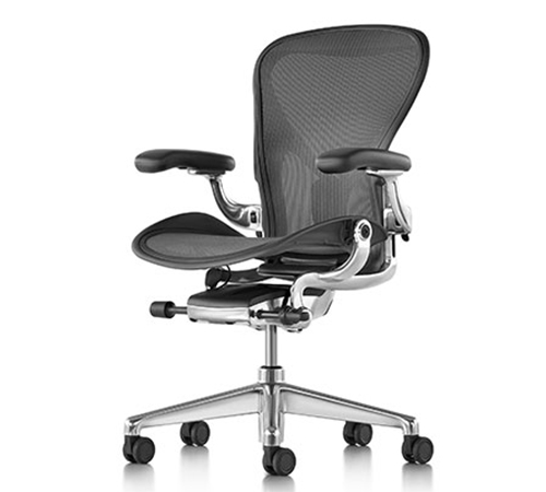 AERON POLISHED BASE BY HERMAN MILLER