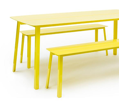 OTIS DINING TABLE & BENCH BY ARKO