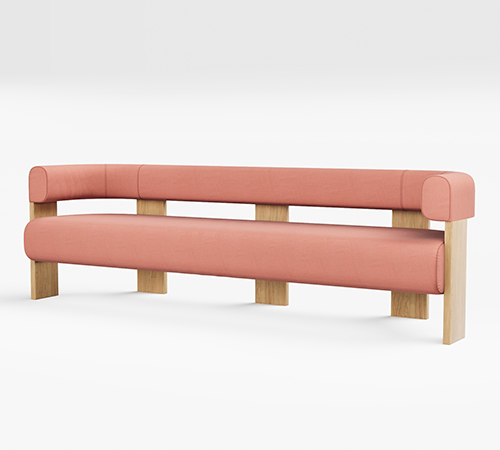 CLUB THREE SEATER LOUNGE BY GO HOME