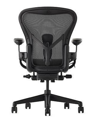 AERON REMASTERED ONYX BY HERMAN MILLER