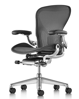 AERON POLISHED BASE BY  HERMAN MILLER