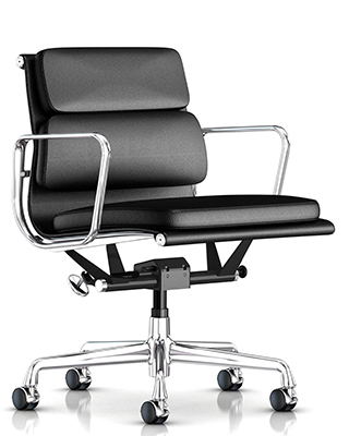 EAMES SOFT PAD CHAIR BY HERMAN  MILLER 
