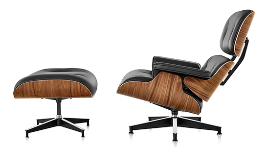 EAMES LOUNGE & OTTOMAN BY HERMAN MILLER