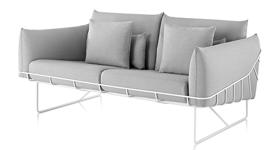 WIREFRAME SOFA BY  HERMAN MILLER