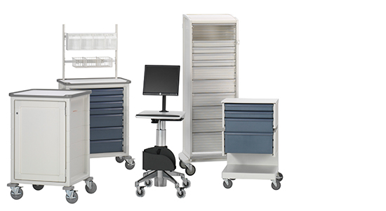 PROCEDURE & SUPPLY CARTS BY HERMAN MILLER