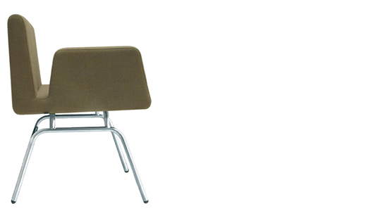 T SERIES 600 ARMCHAIR BY BLUESQUARE